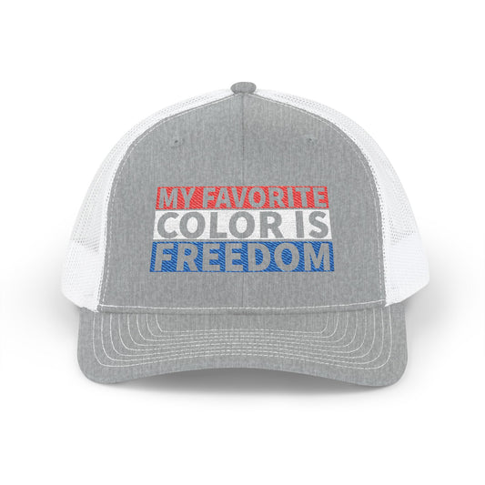 My Favorite Color Is Freedom Snapback Cap