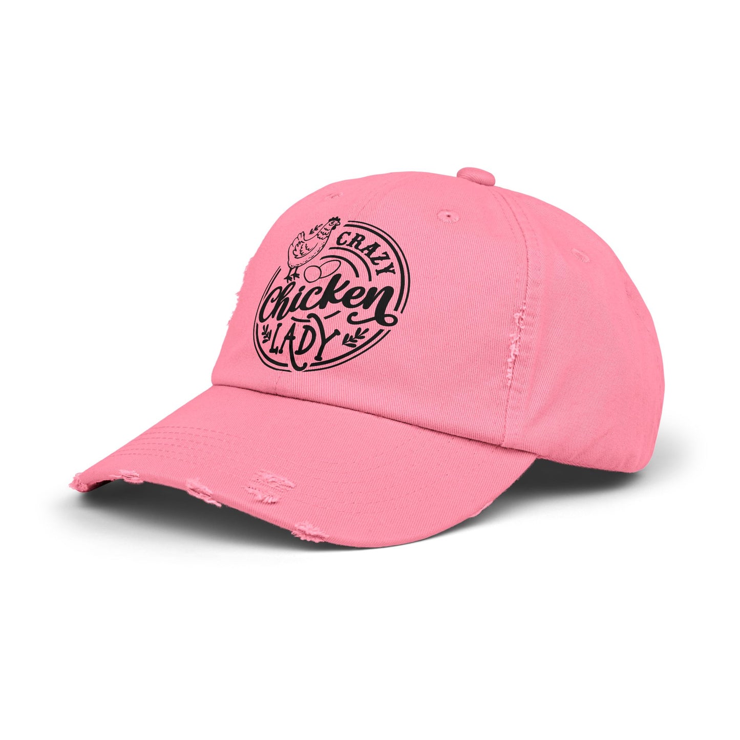 Crazy Chicken Lady Ball Cap - Funny Chicken Lover Hat