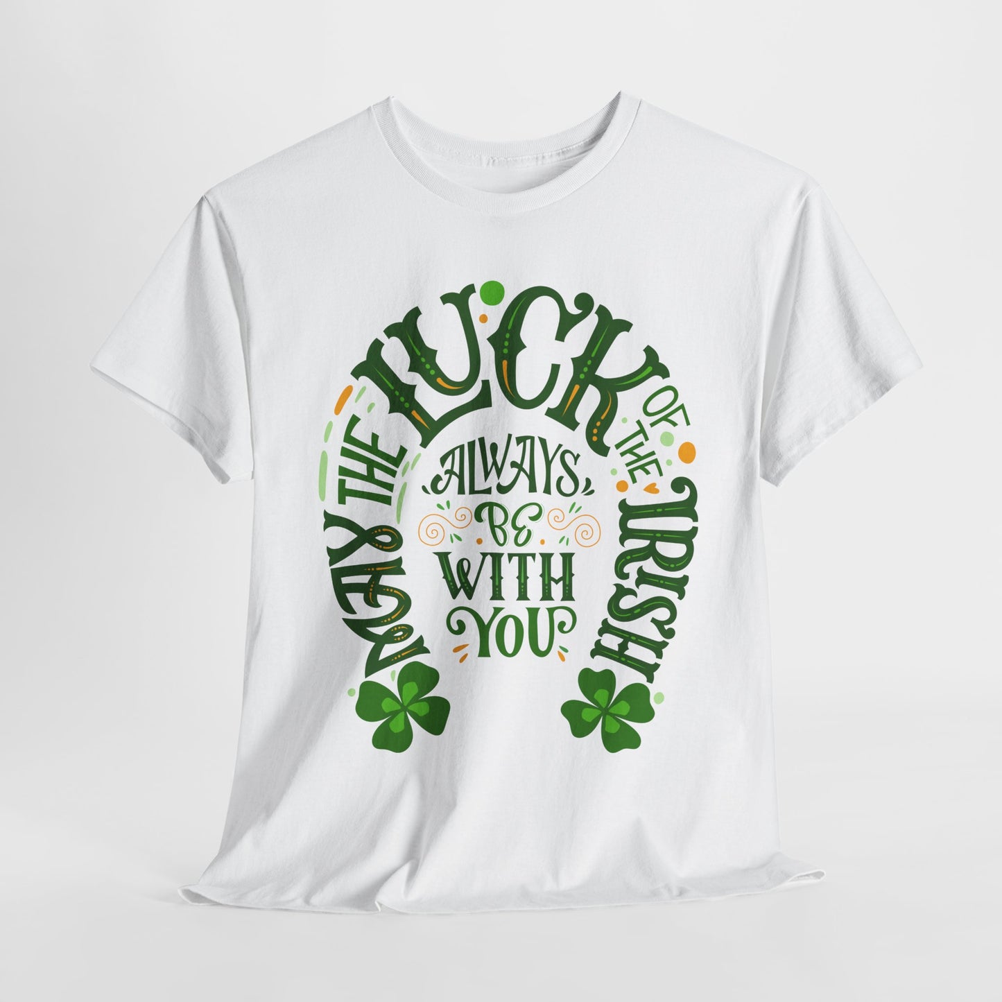 Luck Of The Irish T-Shirt For Horseshoe TShirt For Saint Paddy's Day T Shirt