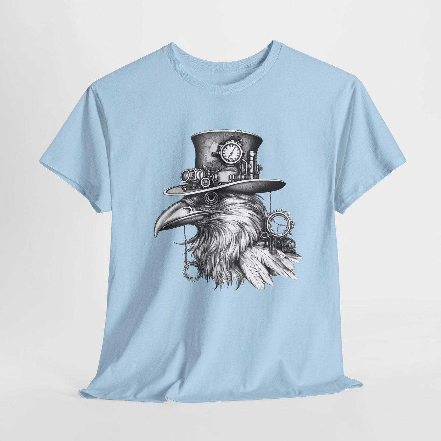 Steampunk Crow For Victorian Era Raven T Shirt For Retro Bird TShirt