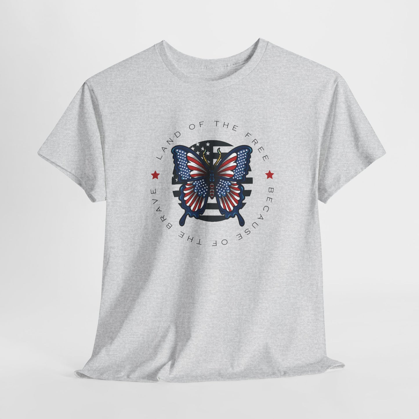 Patriotic T-Shirt For Conservative TShirt For 4th Of July T Shirt For Independence Day Shirt For Patriotic Gift Butterfly T-Shirt For Gift