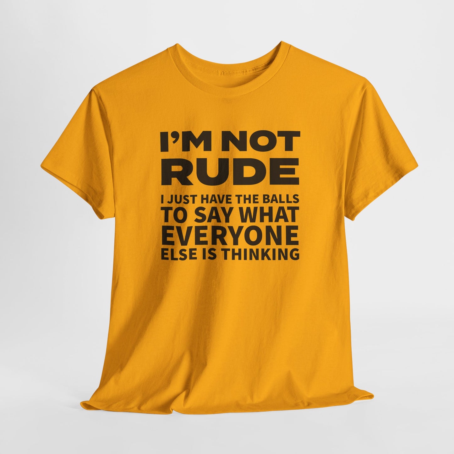 Not Rude T-Shirt For Ballsy TShirt For Speak Up T Shirt For Not Afraid T-Shirt For Conservative Shirt