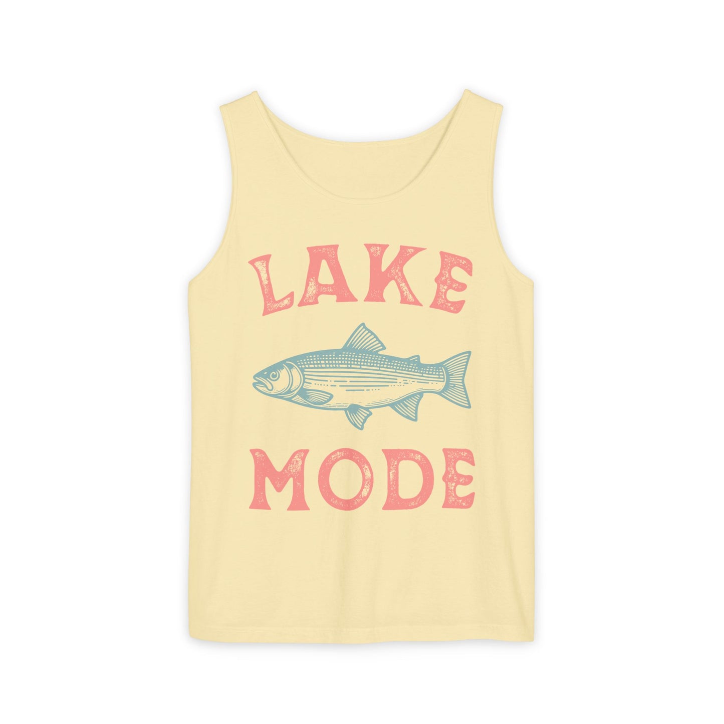 Lake Mode Tank Top For Fishing Shirt For Summer Vacation Tee