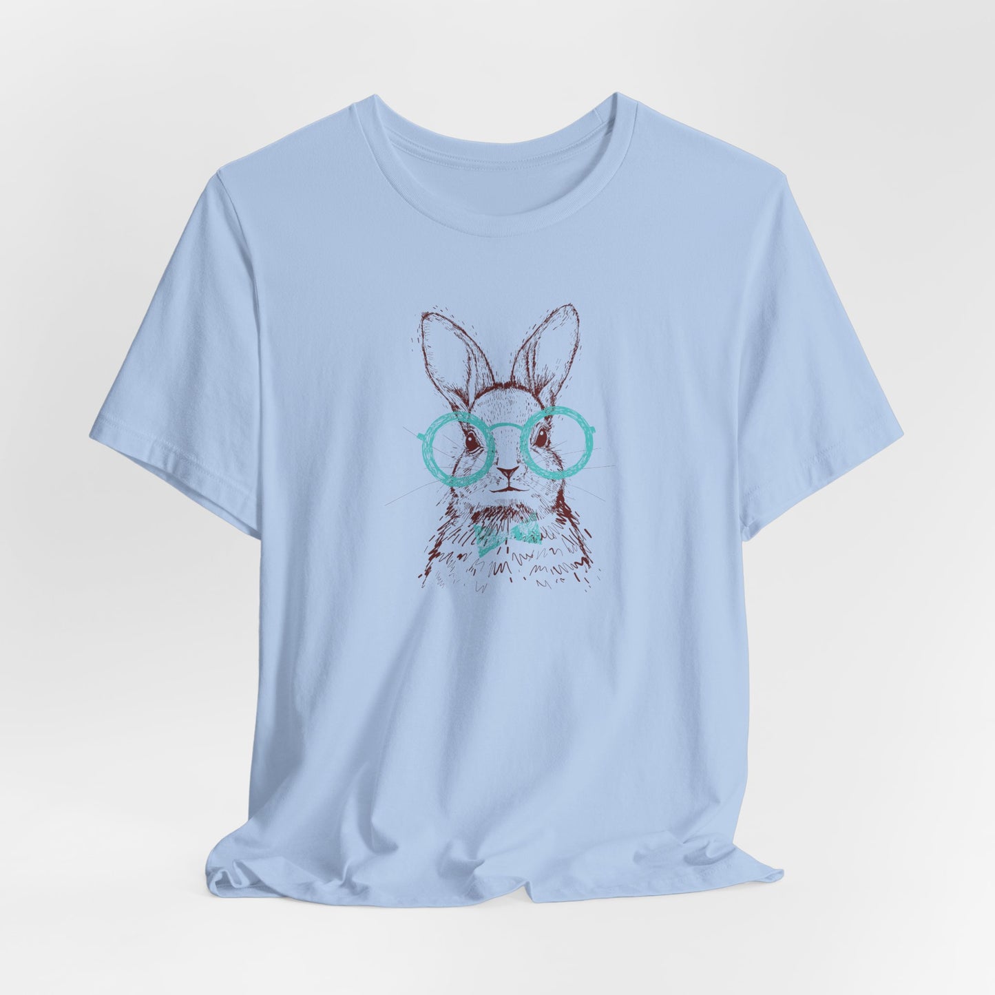 Hipster Bunny T-Shirt For Easter T Shirt For Cute Rabbit T Shirt