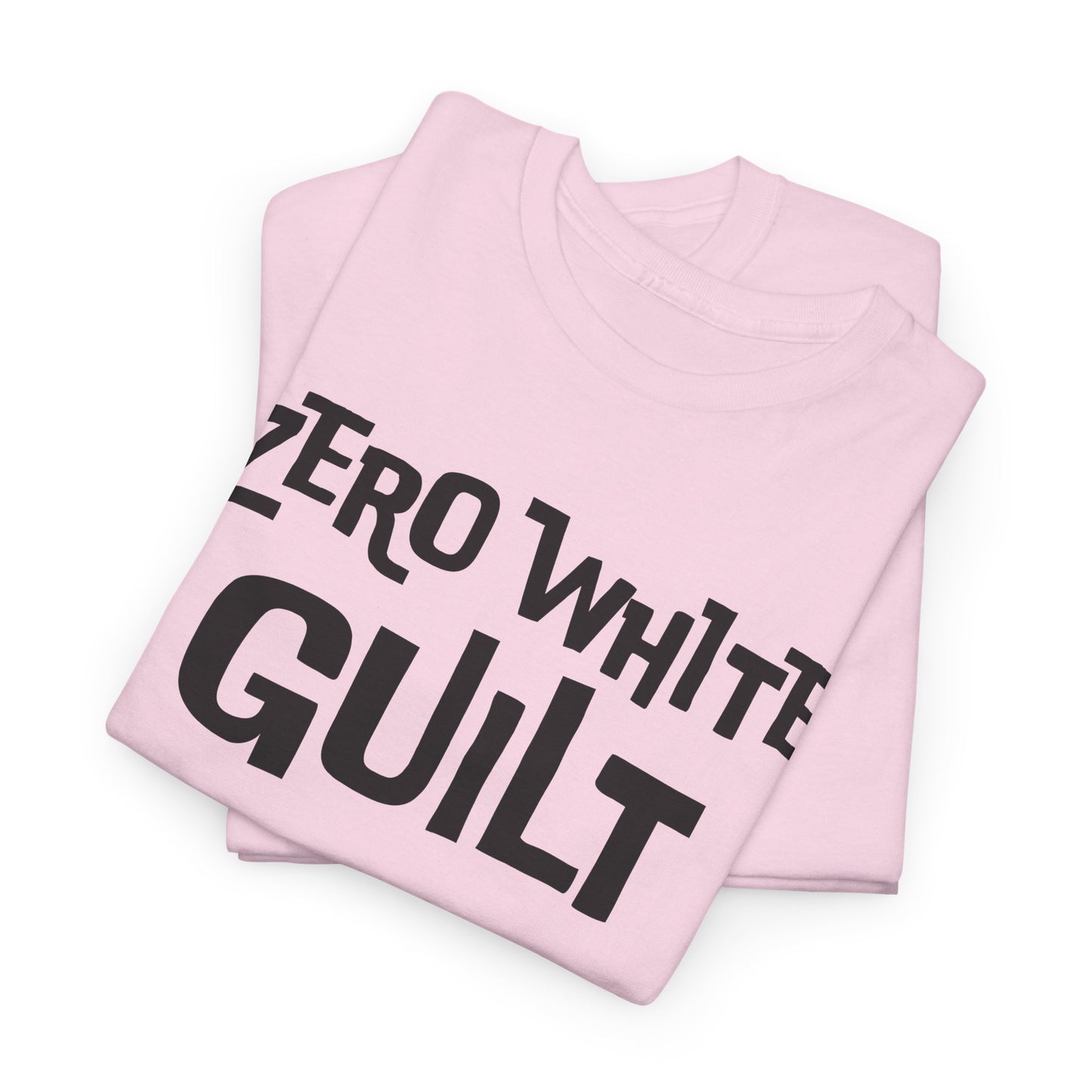 Zero White Guilt T-Shirt - Bold Stance Tee