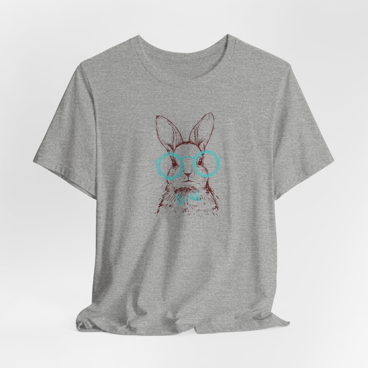 Hipster Bunny T-Shirt For Easter T Shirt For Cute Rabbit T Shirt