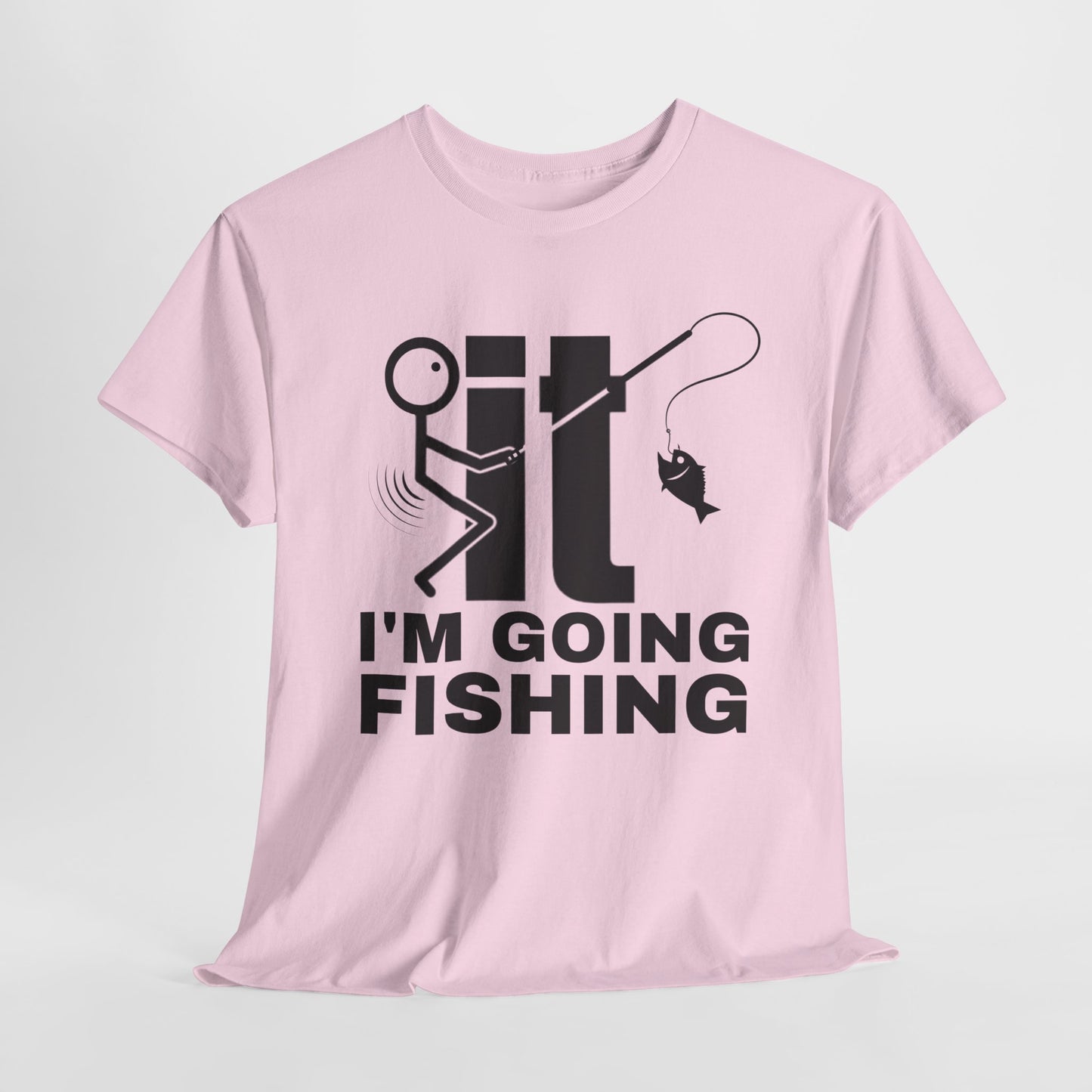 Funny Fishing T-Shirt For F It T Shirt For Graphic Stick Figure TShirt For Fisherman Gift