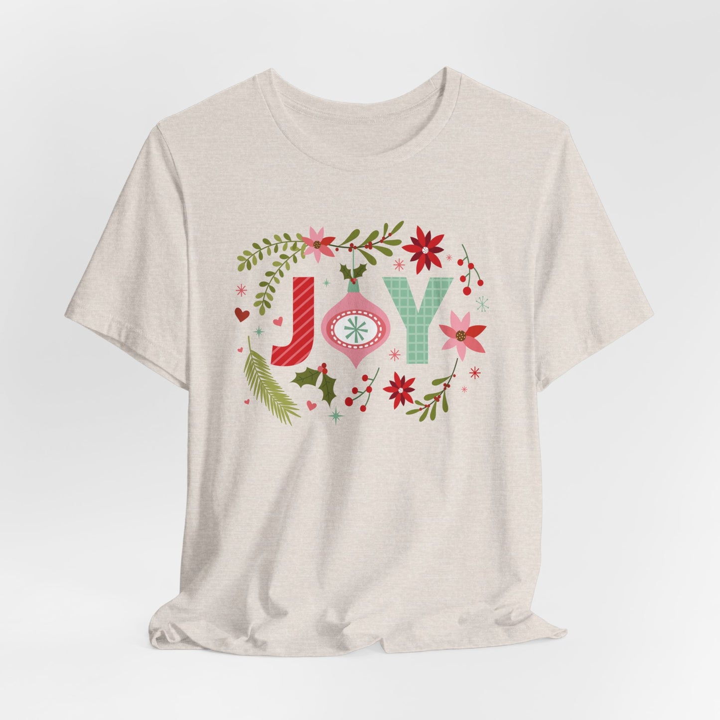 Joy T-Shirt For Christmas T Shirt For Holiday Cheer TShirt For Gift For Her