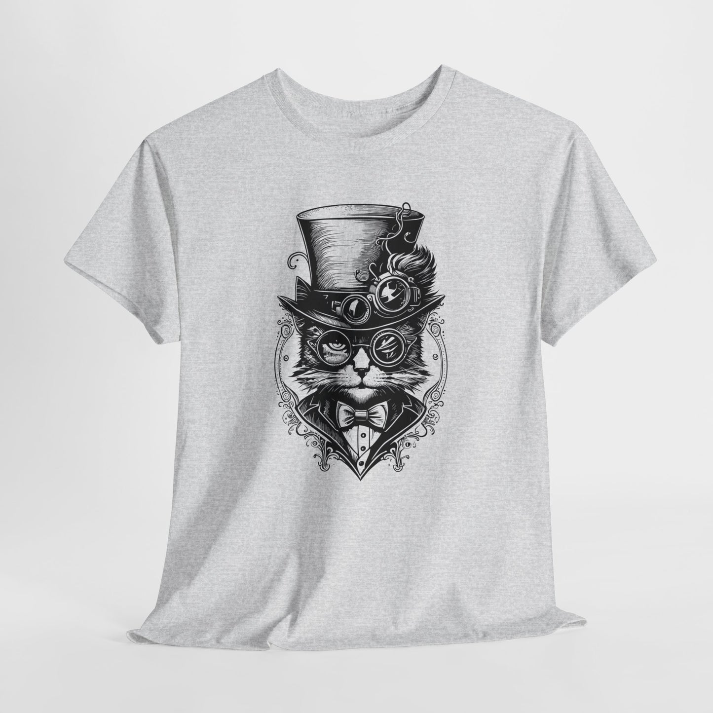 Steampunk T-Shirt For Tom Cat Shirt For Retro TShirt For Victorian T Shirt For Wild West T Shirt For Science Fiction Gift