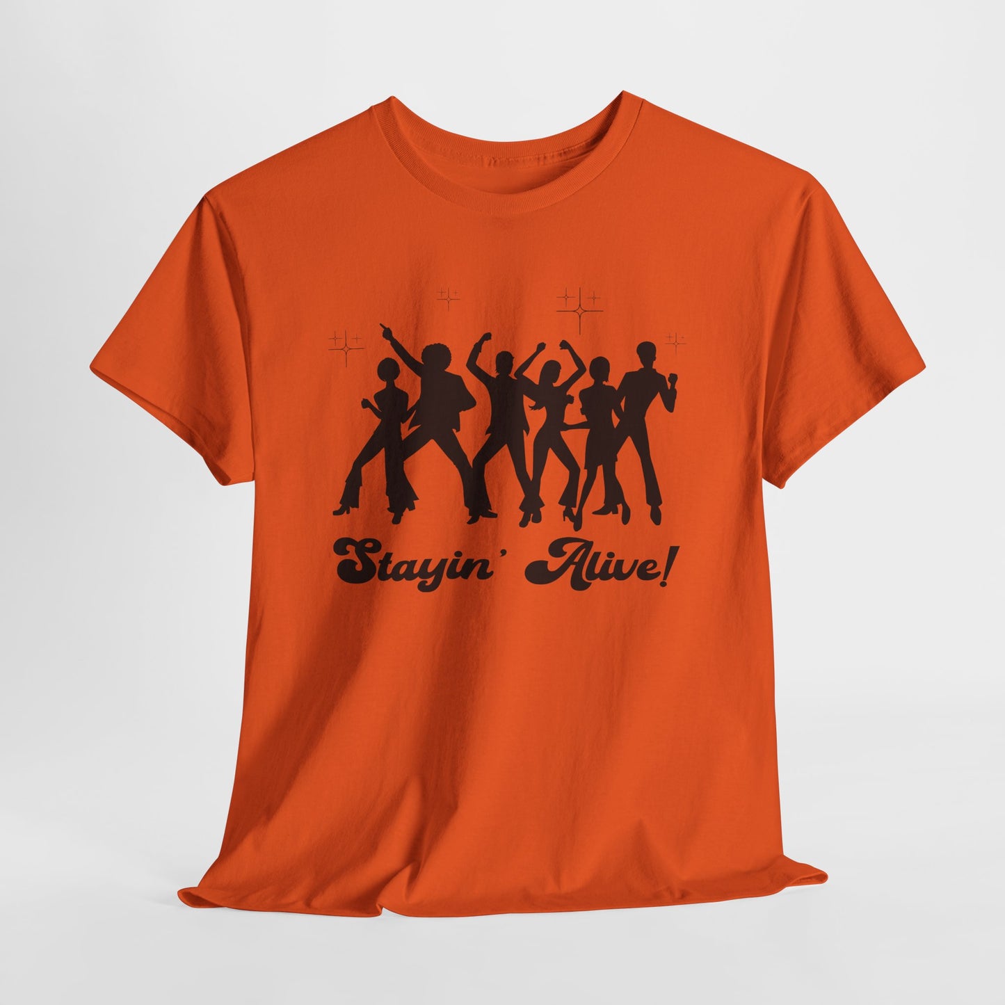 Stayin' Alive T-Shirt For Disco TShirt For Seventies Era T Shirt Retro T-Shirt For Disco Costume Shirt Groovy TShirt For 70s Music T Shirt For 1970s Tee