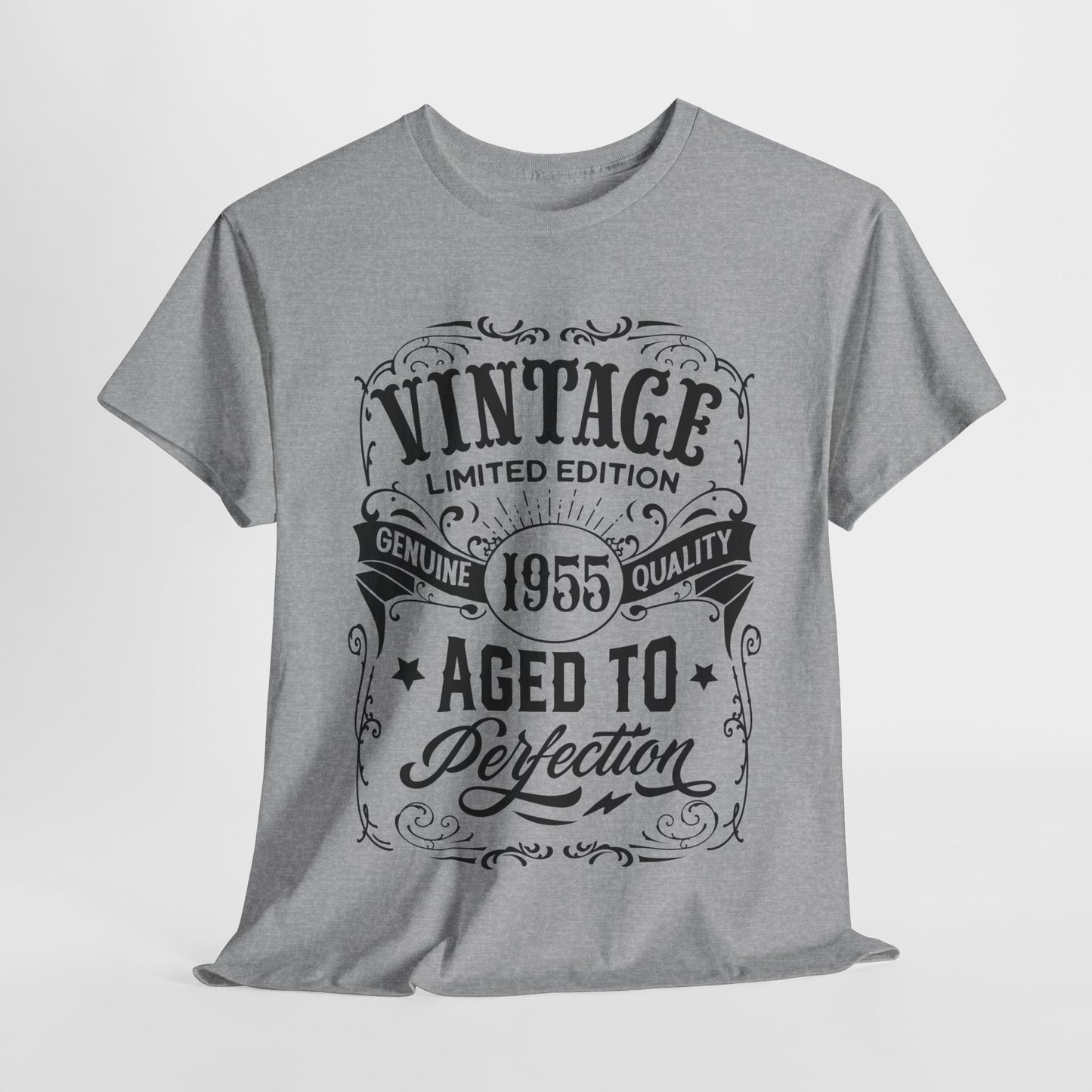 1955 Aged To Perfection T-Shirt For Vintage Occasion TShirt For Limited Edition T Shirt