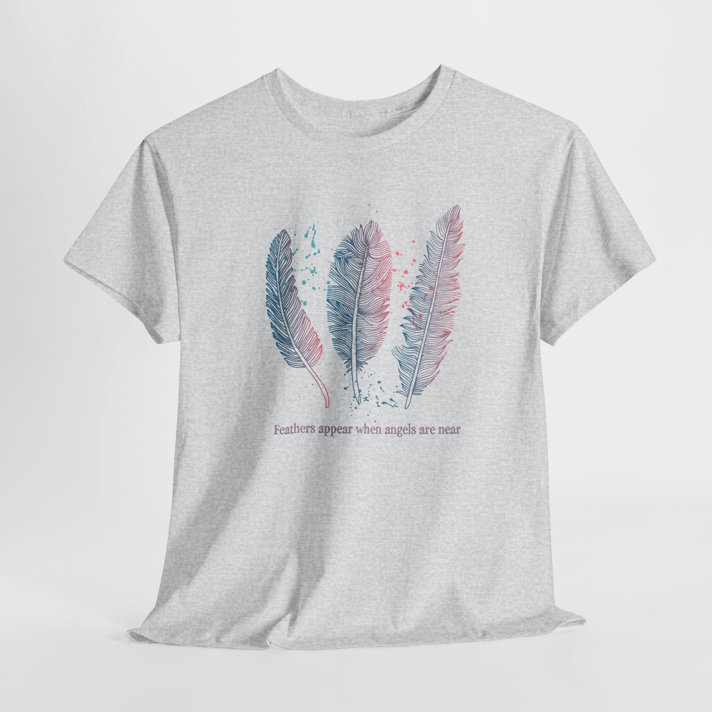 Angel T-Shirt For Sentimental TShirt For Thoughtful Shirt For Spiritual T-Shirt For Woman Shirt With Feathers Tee