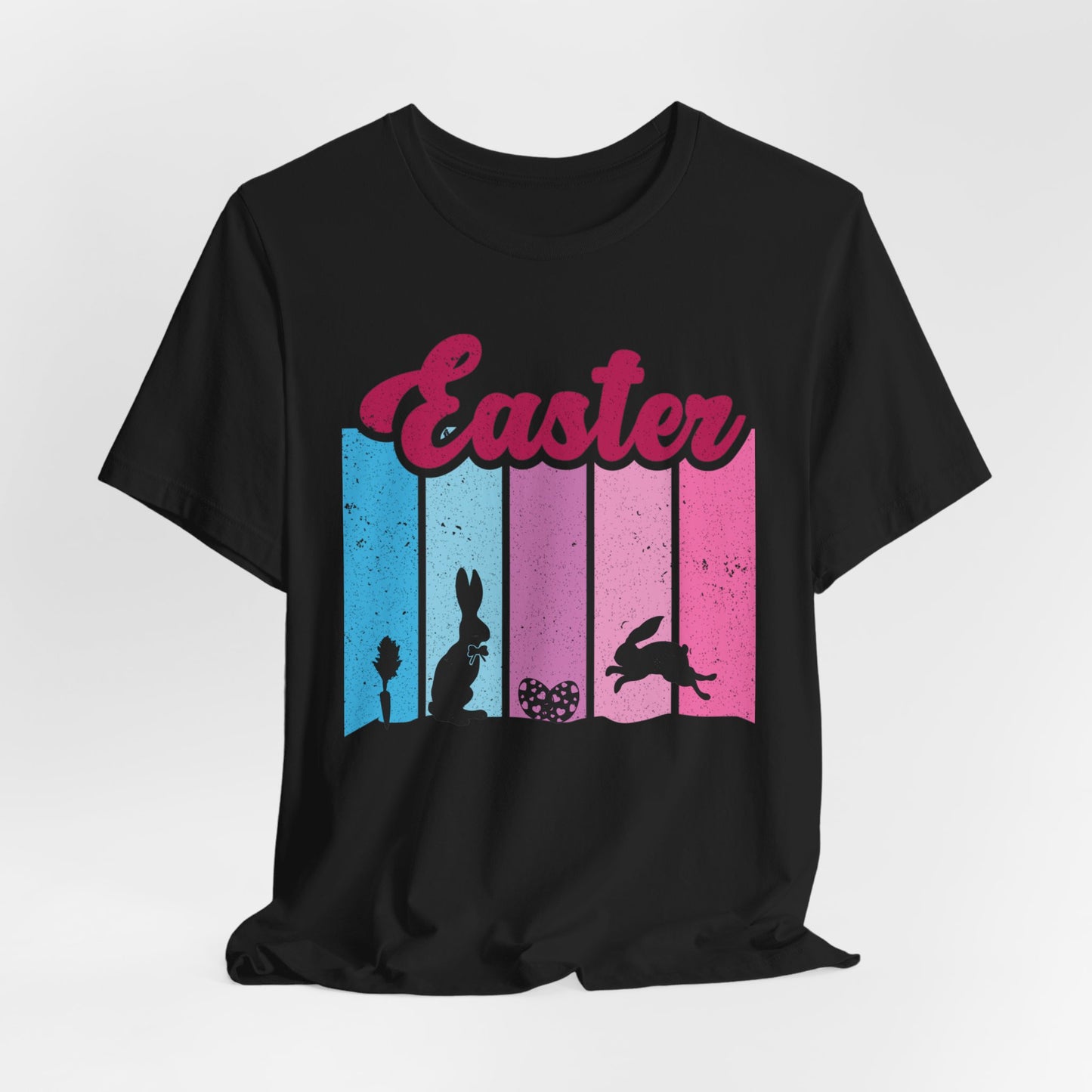 Bunny Scene T-Shirt For Easter Vibes T Shirt For Christian Holiday TShirt