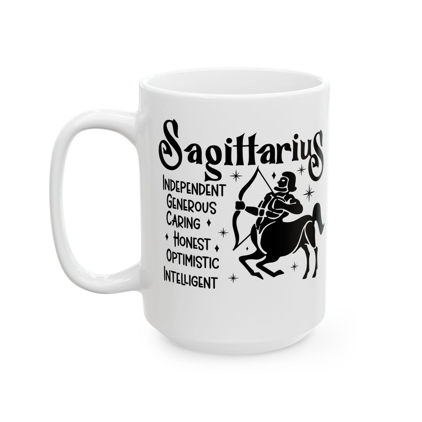 Sagittarius Ceramic Mug For Zodiac Coffee Cup For Astrology Birthday Gift Idea