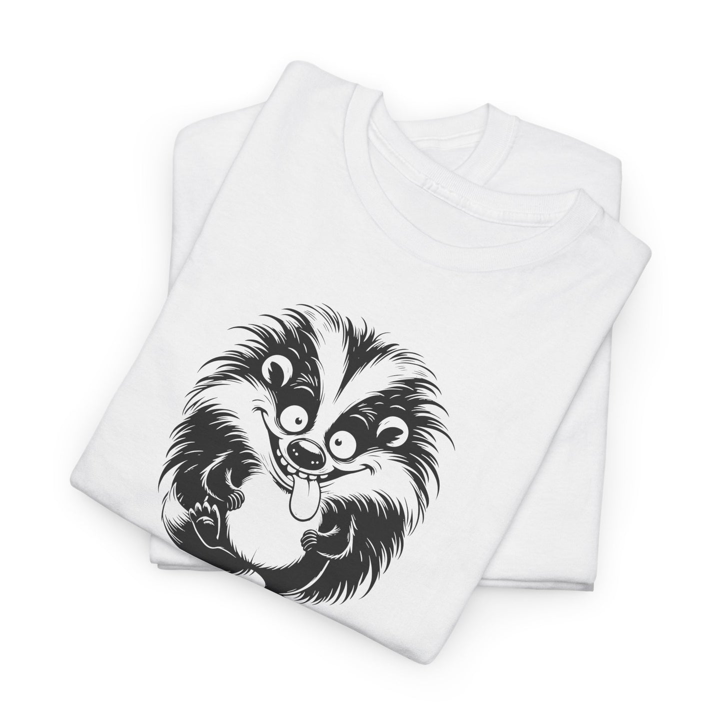 Funny Badger T-Shirt For Cartoon Animal T Shirt For Cute Wildlife TShirt