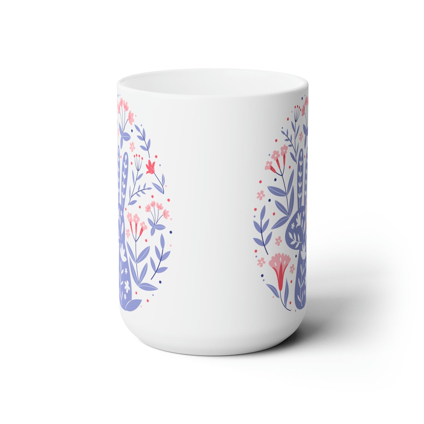 Easter Coffee Mug For Flowers Tea Cup For Bunny Mug Gift Idea