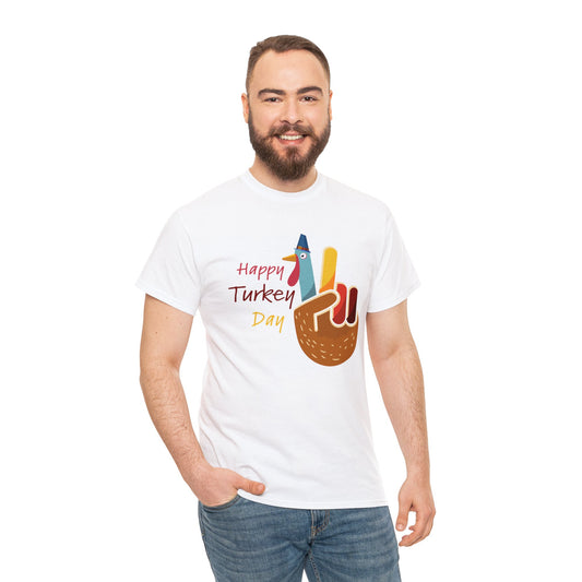 Turkey T-Shirt For Thanksgiving T Shirt For Peace Sign Tee For Funny Turkey Shirt