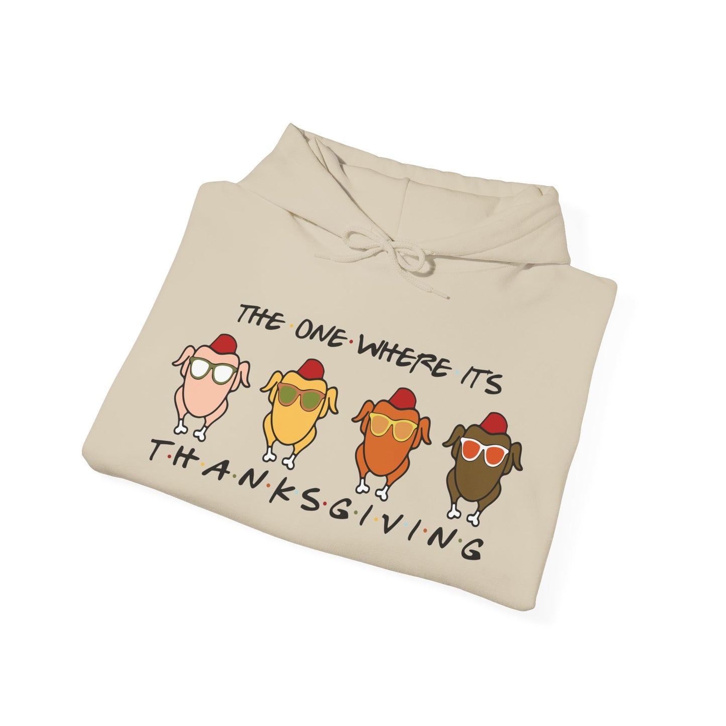 Funny Friends Thanksgiving Hooded Sweatshirt For Funny Turkey Day Hoodie Gift