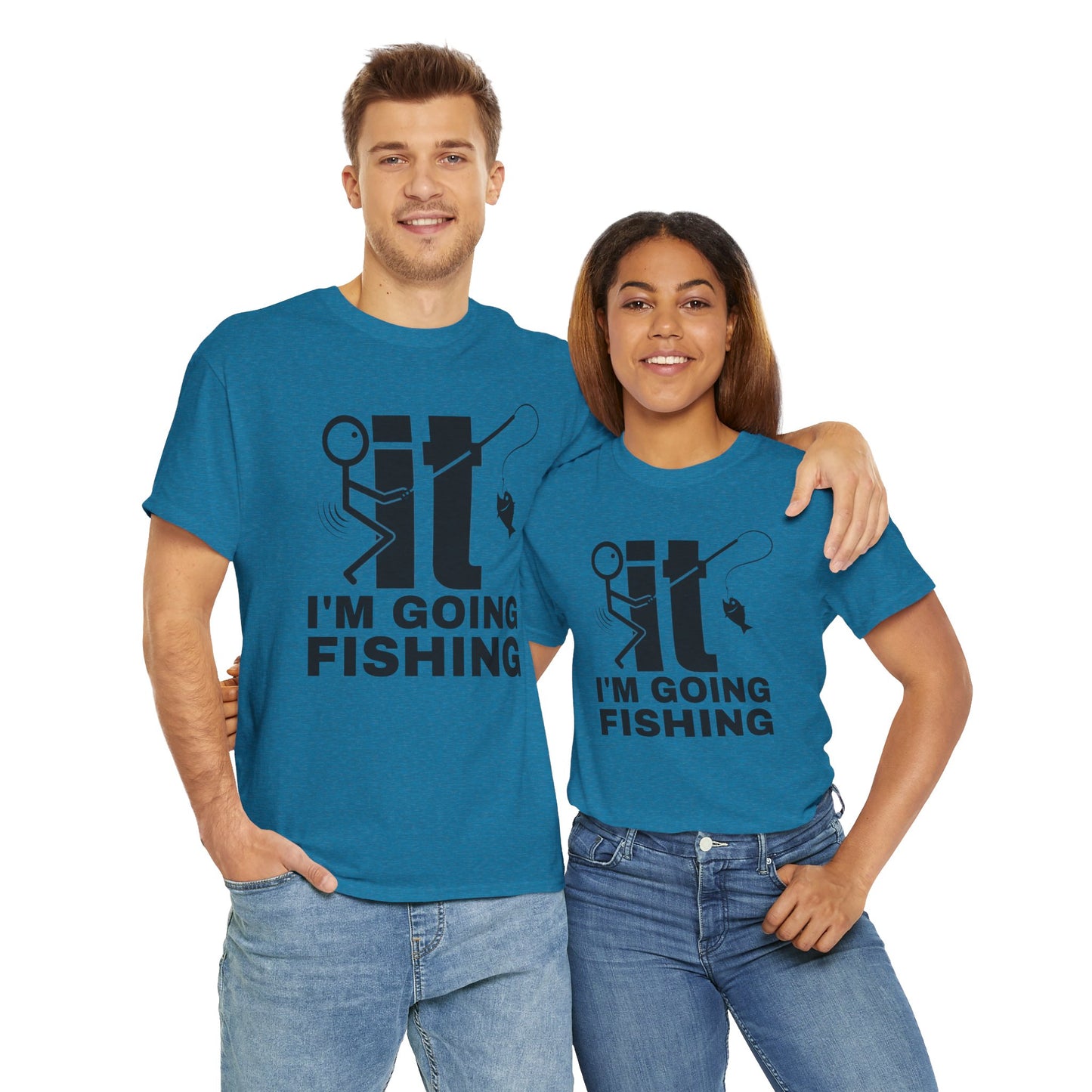 Funny Fishing T-Shirt For F It T Shirt For Graphic Stick Figure TShirt For Fisherman Gift