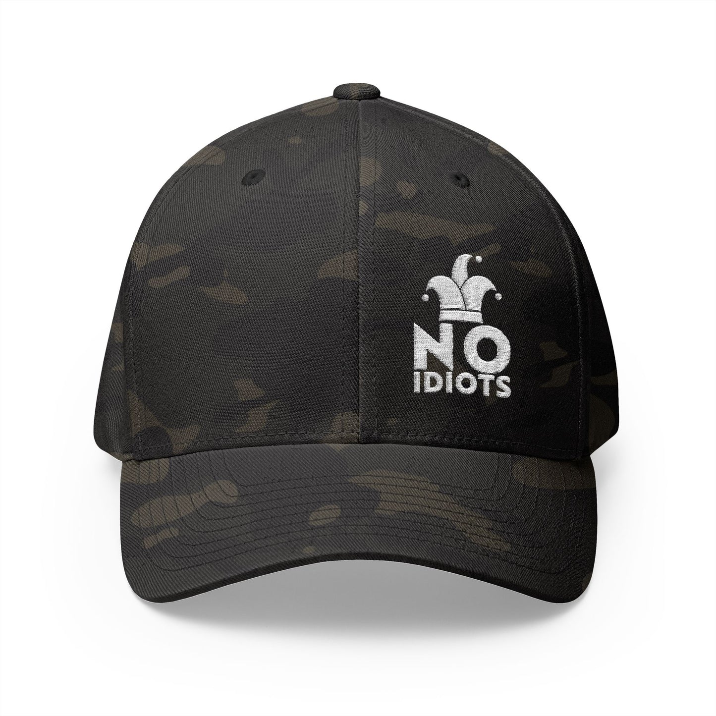 No Idiots Witty FlexFit Cap
