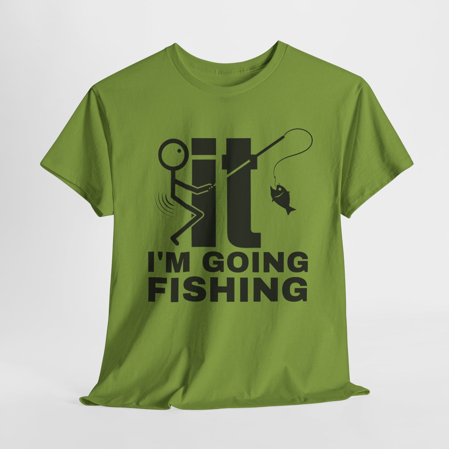 Funny Fishing T-Shirt For F It T Shirt For Graphic Stick Figure TShirt For Fisherman Gift