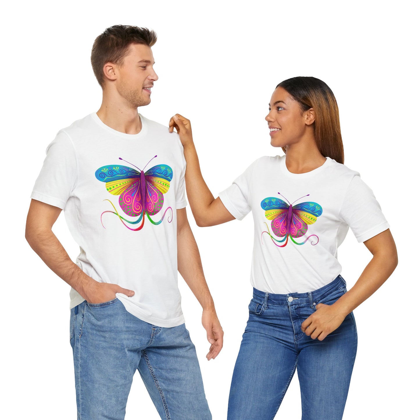 Butterfly T-Shirt For Mexican Folk Art T Shirt For Cinco de Mayo Watercolor TShirt