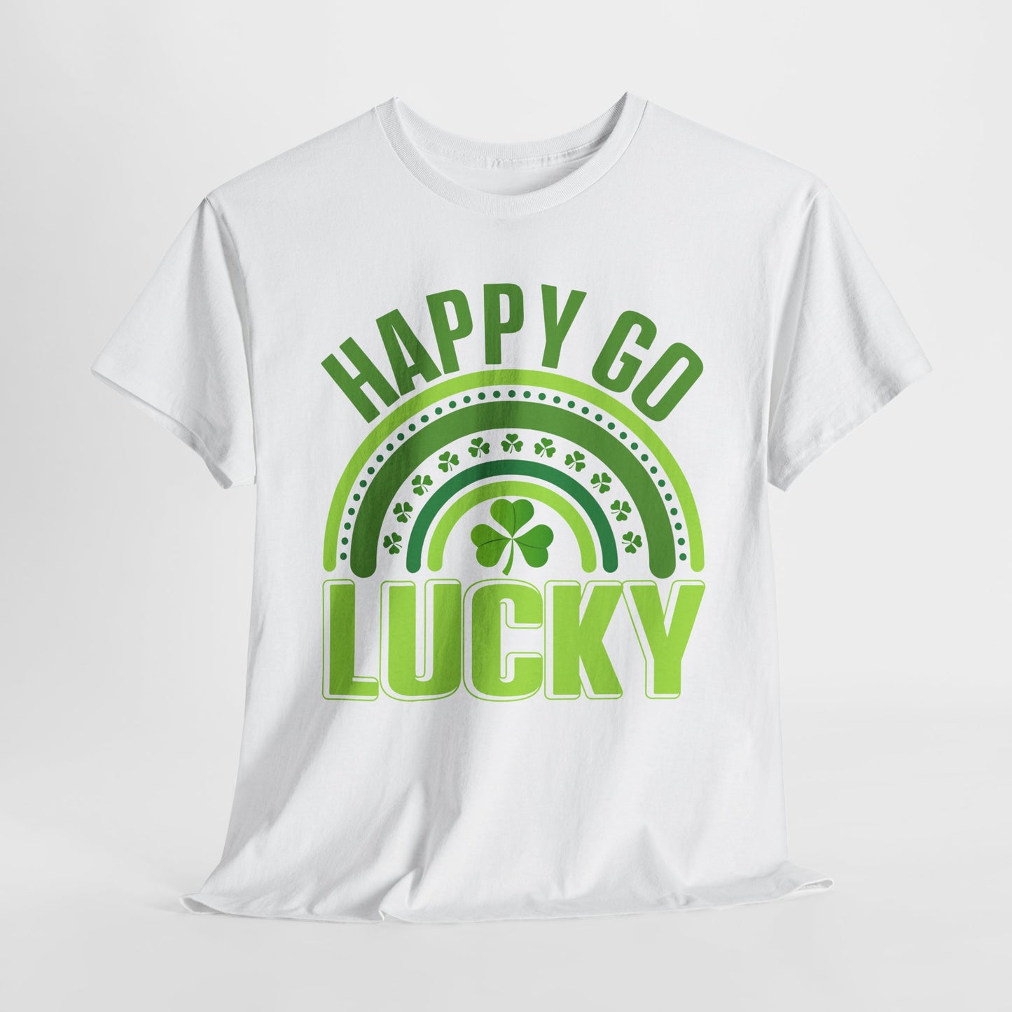 Happy Go Lucky T-Shirt For St Patrick's Day TShirt For Irish Holiday T Shirt