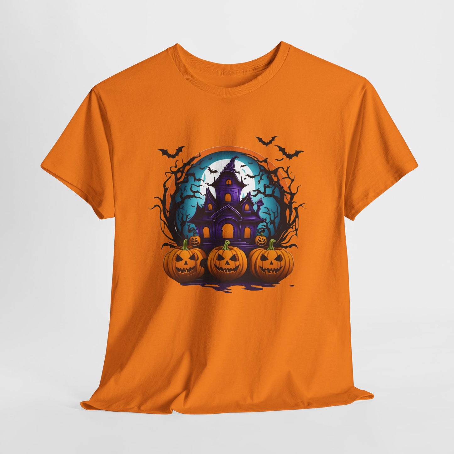 Haunted House T-Shirt For Halloween T Shirt For Jack-o-lantern TShirt