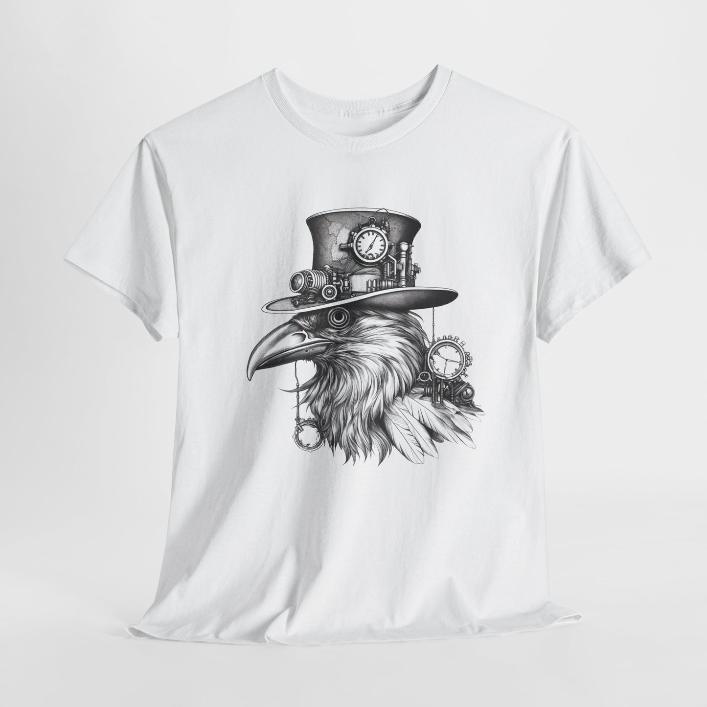 Steampunk Crow For Victorian Era Raven T Shirt For Retro Bird TShirt