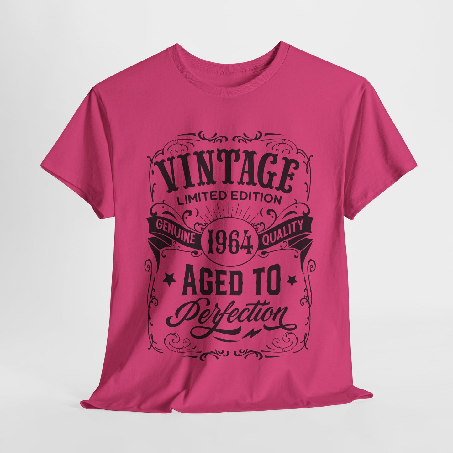 1964 Aged To Perfection T-Shirt For Vintage Occasion TShirt For Limited Edition T Shirt