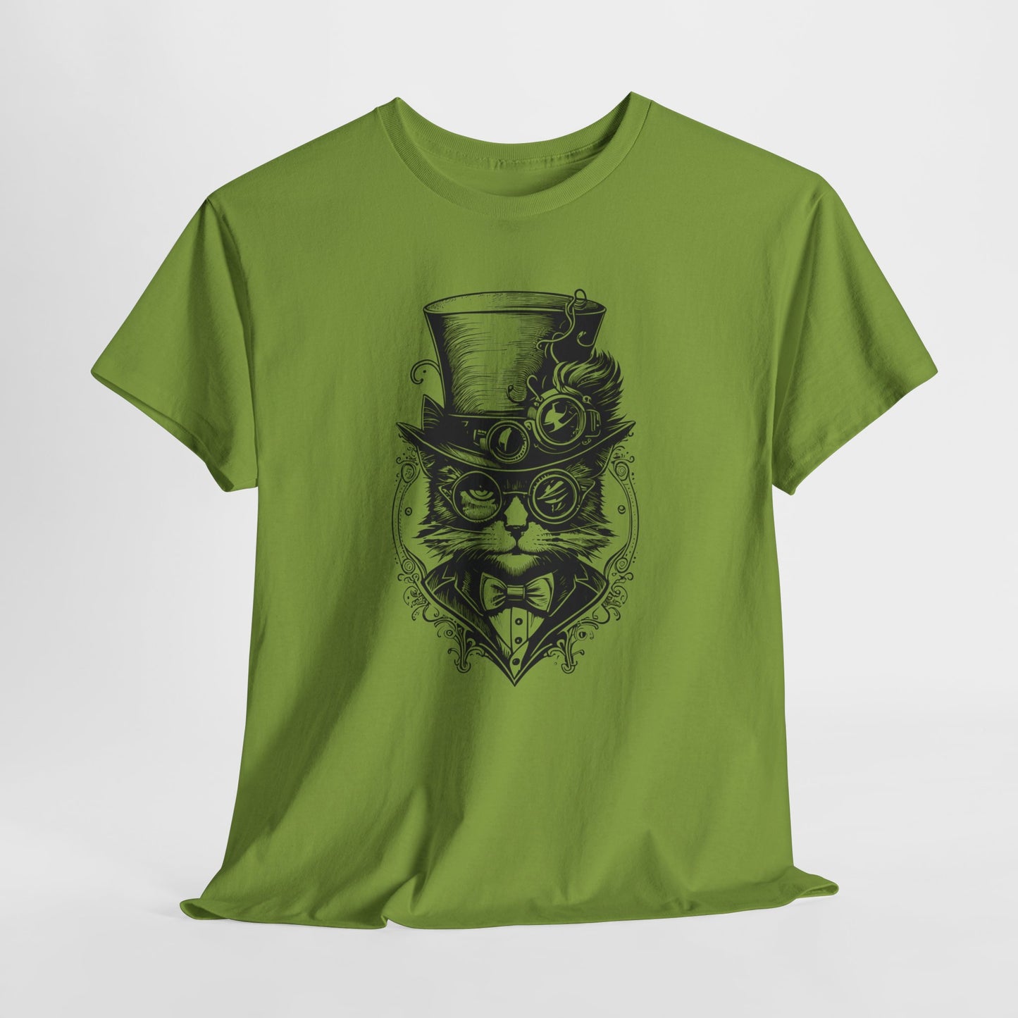 Steampunk T-Shirt For Tom Cat Shirt For Retro TShirt For Victorian T Shirt For Wild West T Shirt For Science Fiction Gift