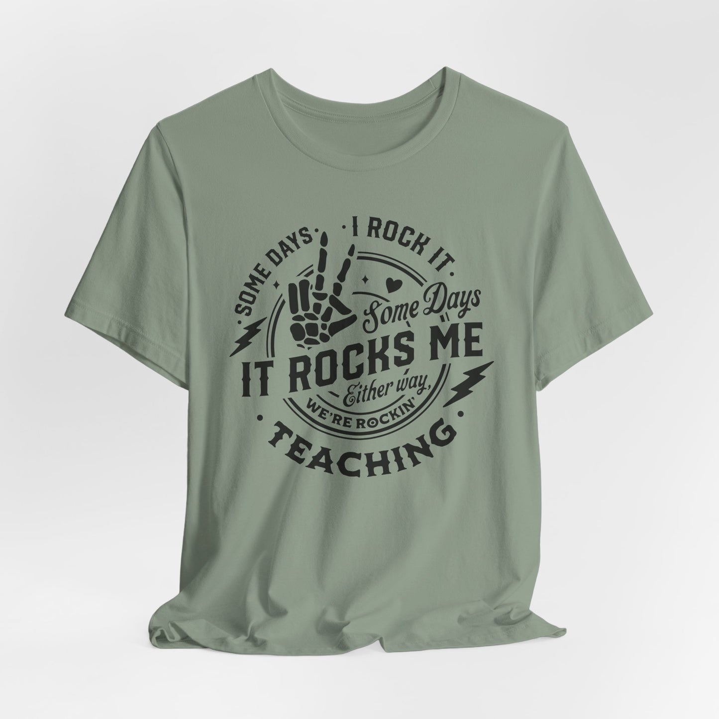 Teacher T-Shirt For Rockin' Education T Shirt For School TShirt