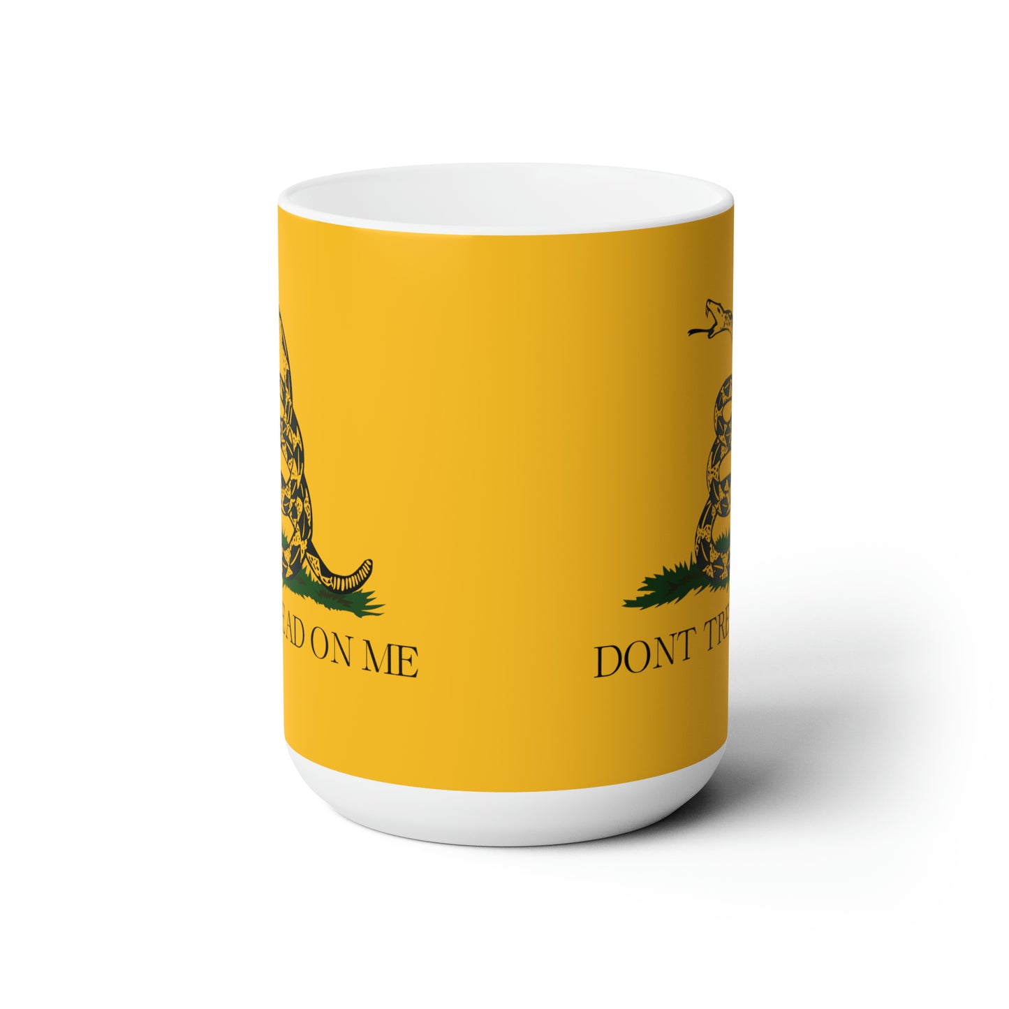 Gadsden Flag Coffee Mug For Don't Tread On Me Hot Tea Cup For Conservative Gift