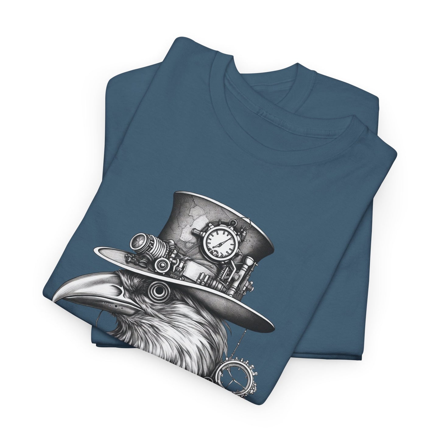 Steampunk Crow For Victorian Era Raven T Shirt For Retro Bird TShirt