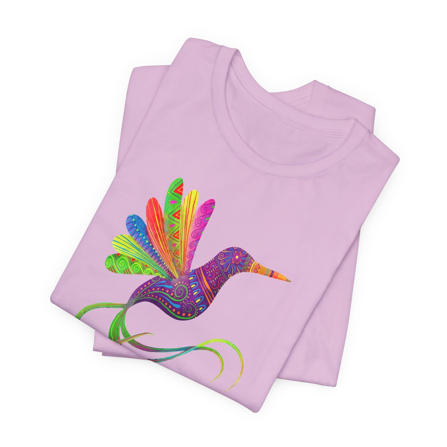 Hummingbird T-Shirt For Mexico Art T Shirt For Watercolor Bird Print TShirt For Cinco de Mayo