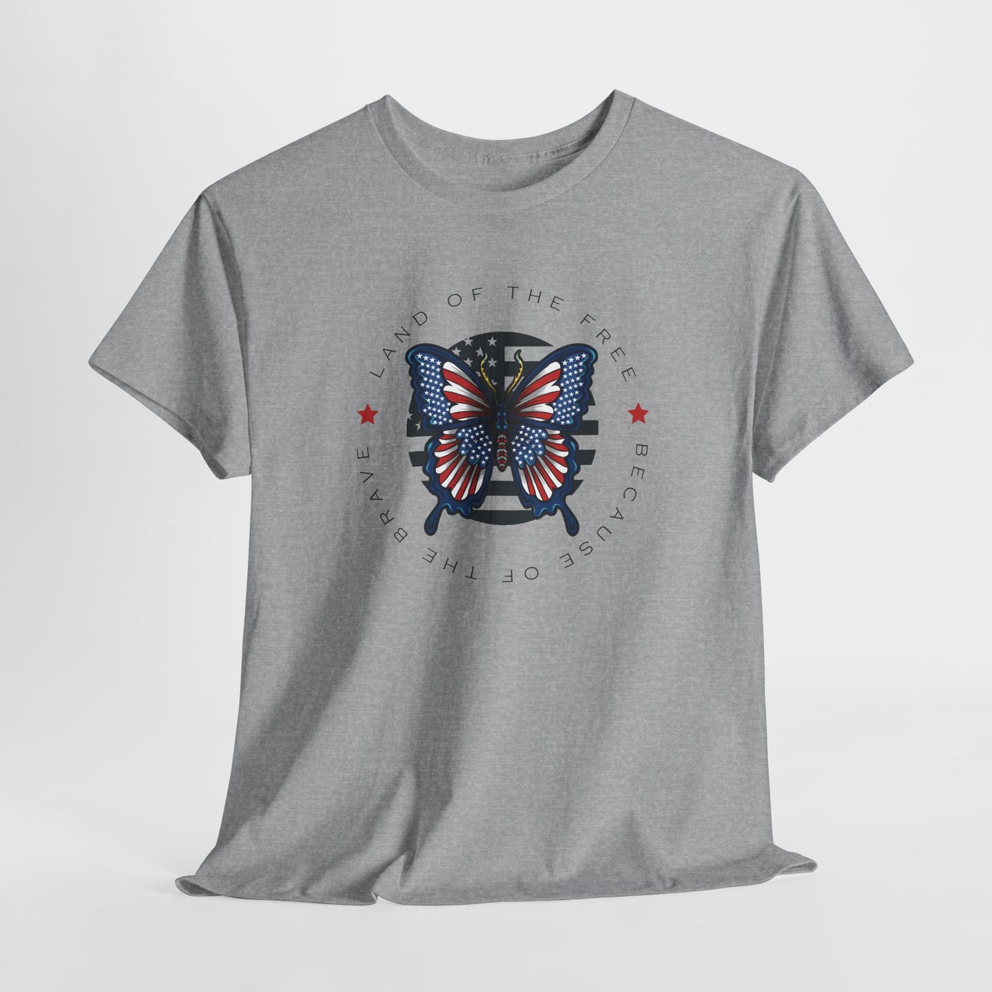 Patriotic T-Shirt For Conservative TShirt For 4th Of July T Shirt For Independence Day Shirt For Patriotic Gift Butterfly T-Shirt For Gift