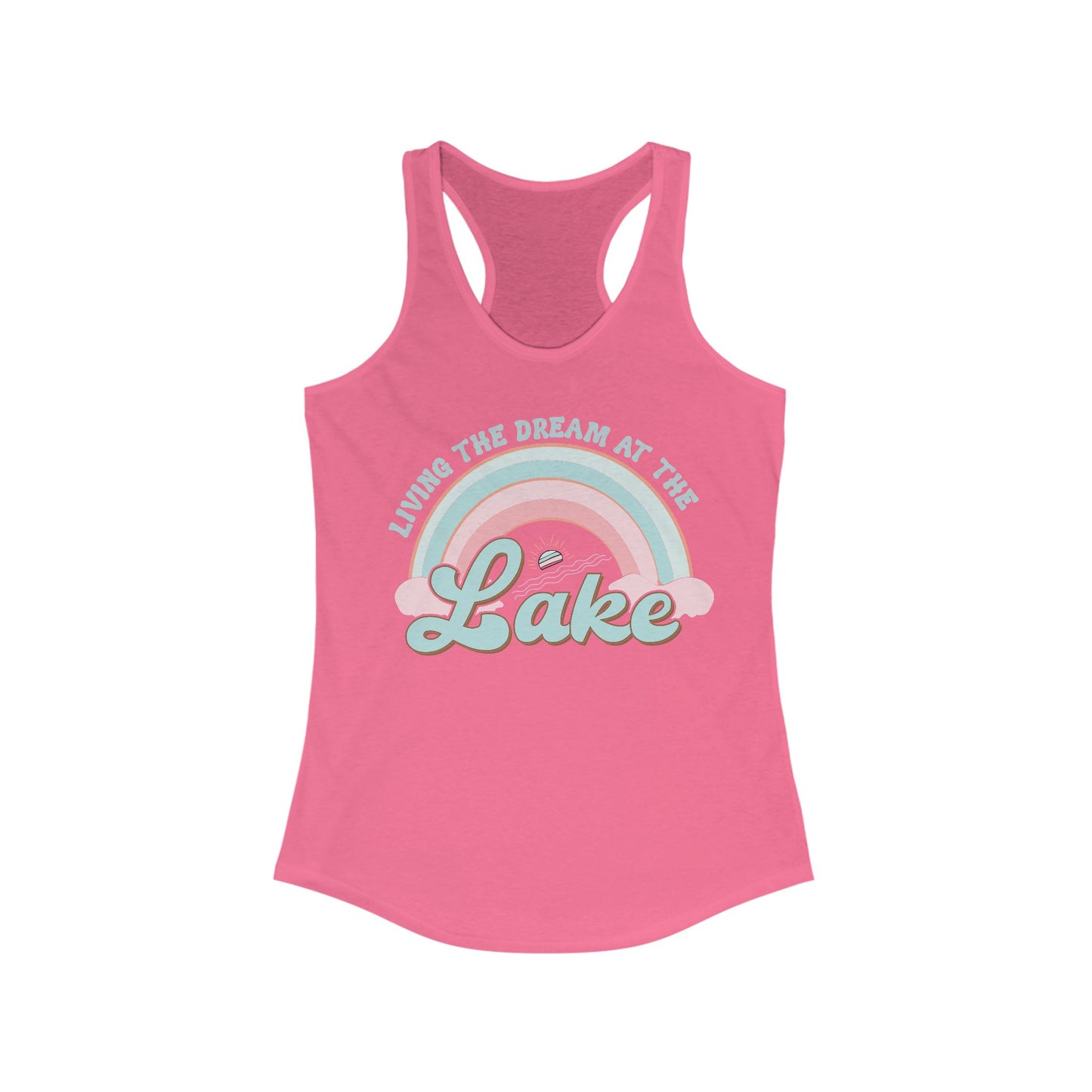 Retro Lake Tank Top For Livin' The Dream Tee For Women