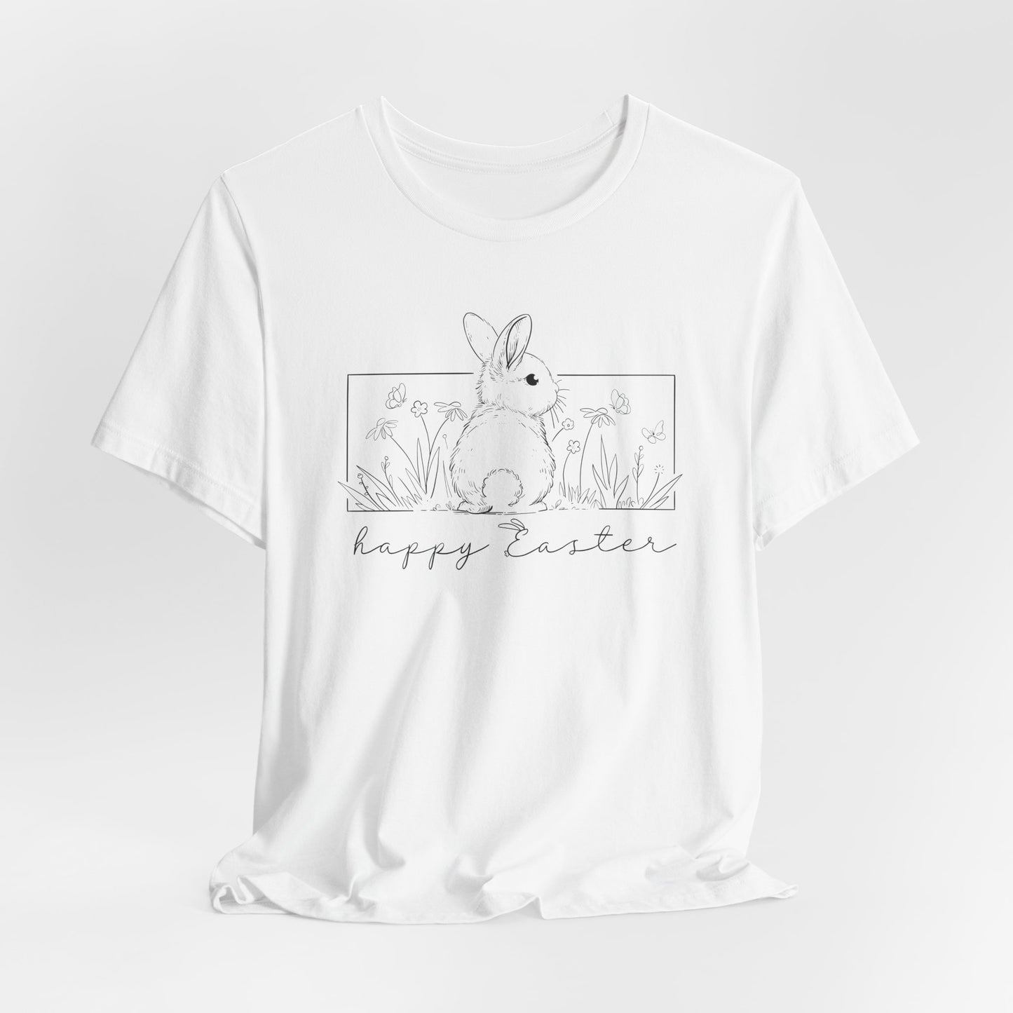 Happy Easter Bunny T-Shirt - Cute Spring Graphic Tee