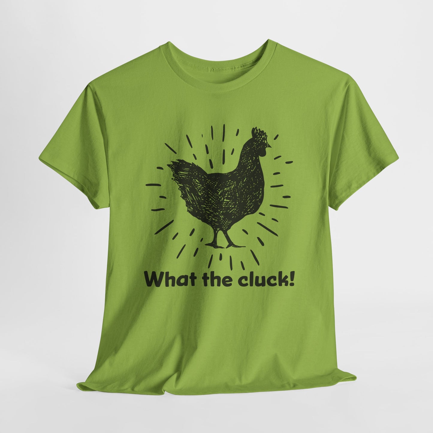 Funny Chicken T-Shirt For What The Cluck TShirt For Hen T Shirt For Farm Girl Shirt For Women T-Shirt For Chicken Owner Tee For Fun Chicken Gift