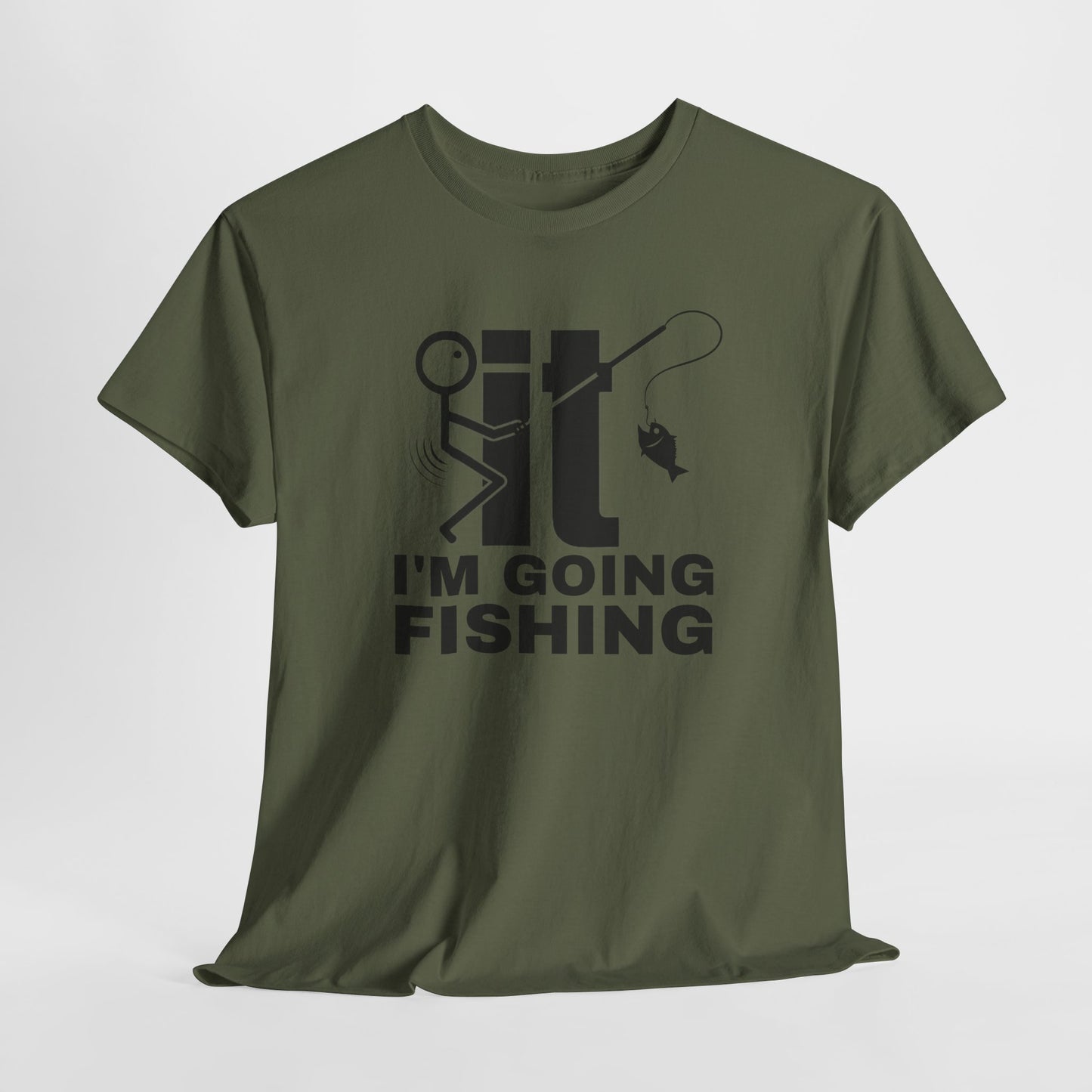 Funny Fishing T-Shirt For F It T Shirt For Graphic Stick Figure TShirt For Fisherman Gift