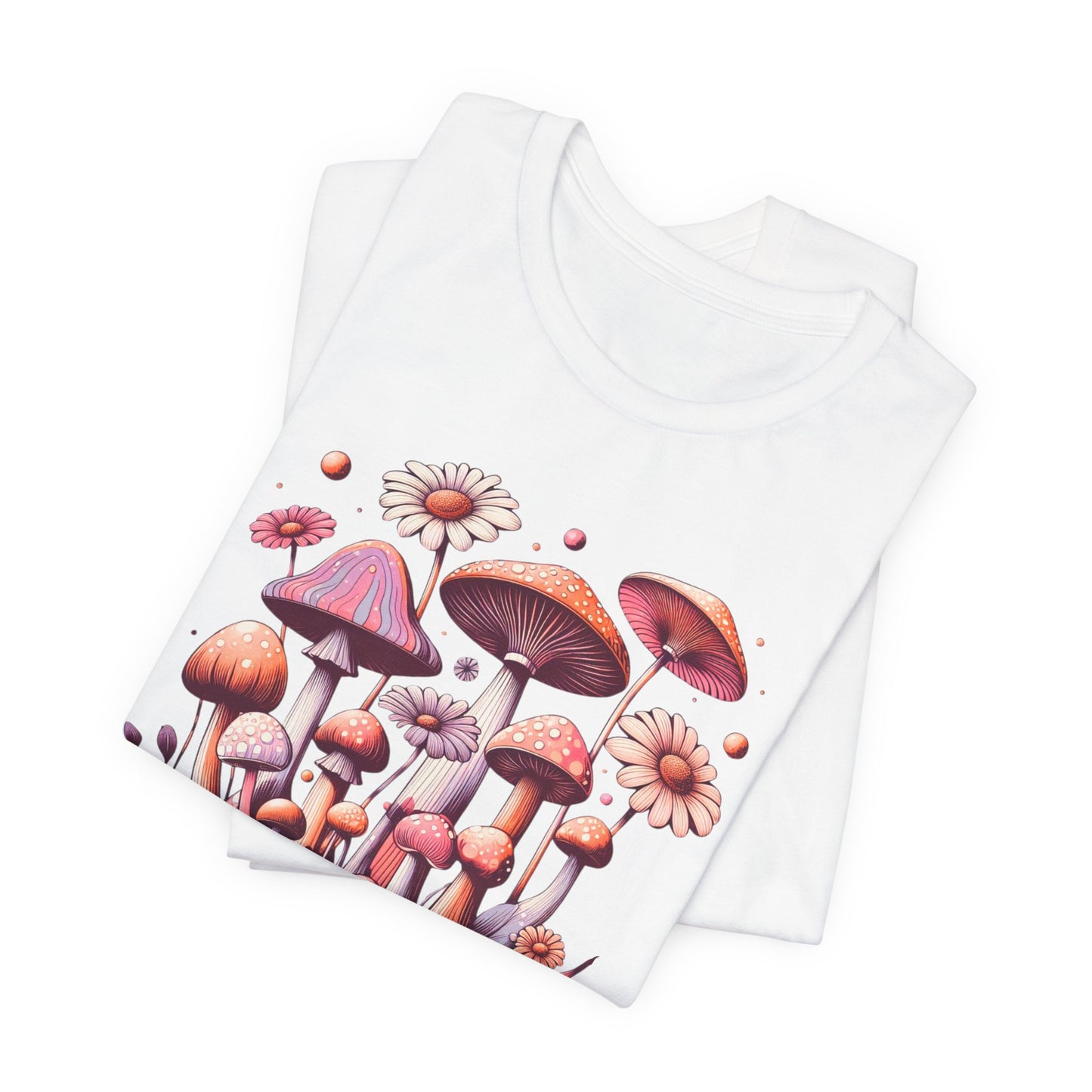 Stay Weird Mushroom Graphic Tee Quirky Psychedelic Style for Nature Lovers T-Shirt