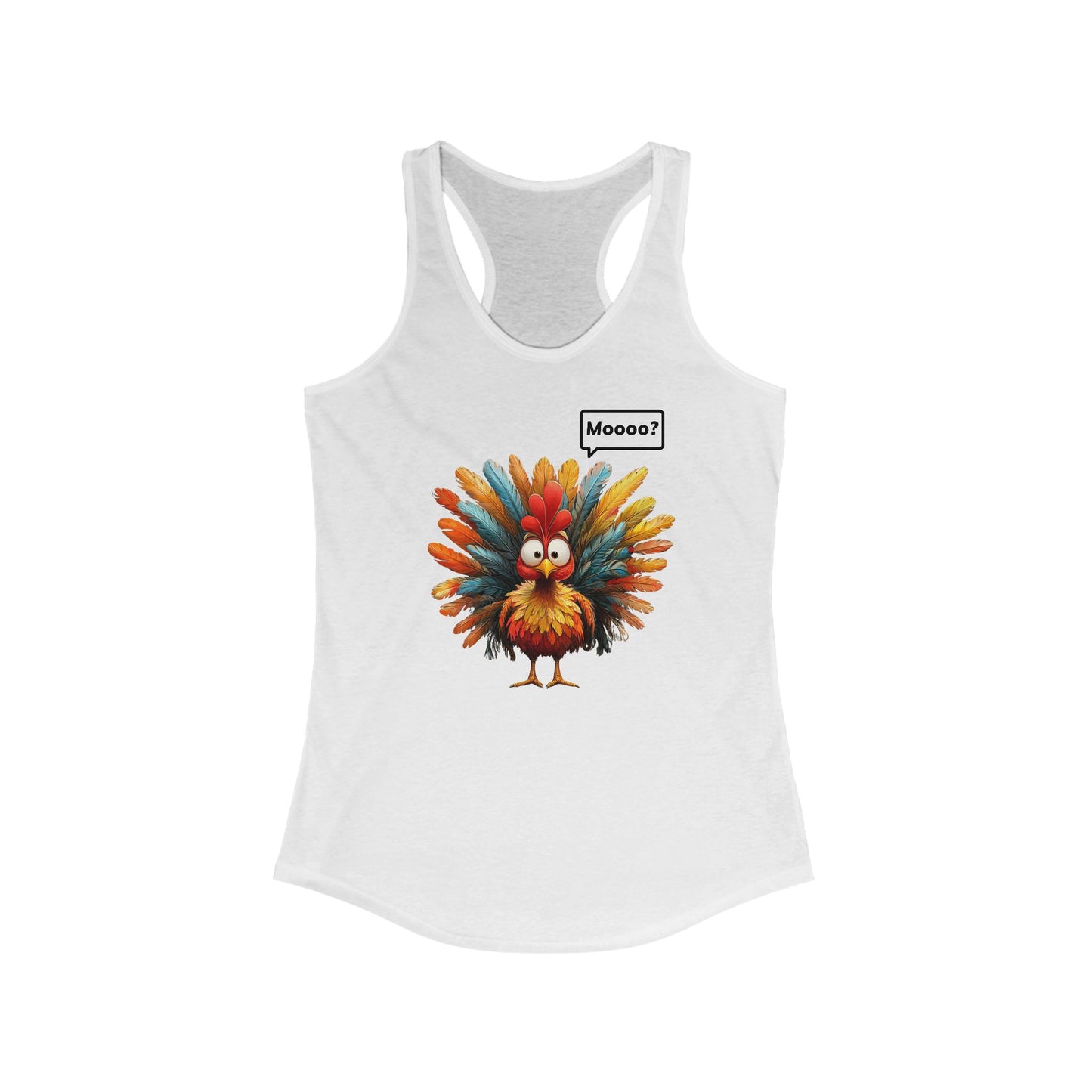 Funny Turkey Racerback Tank For Thanksgiving Summer Top