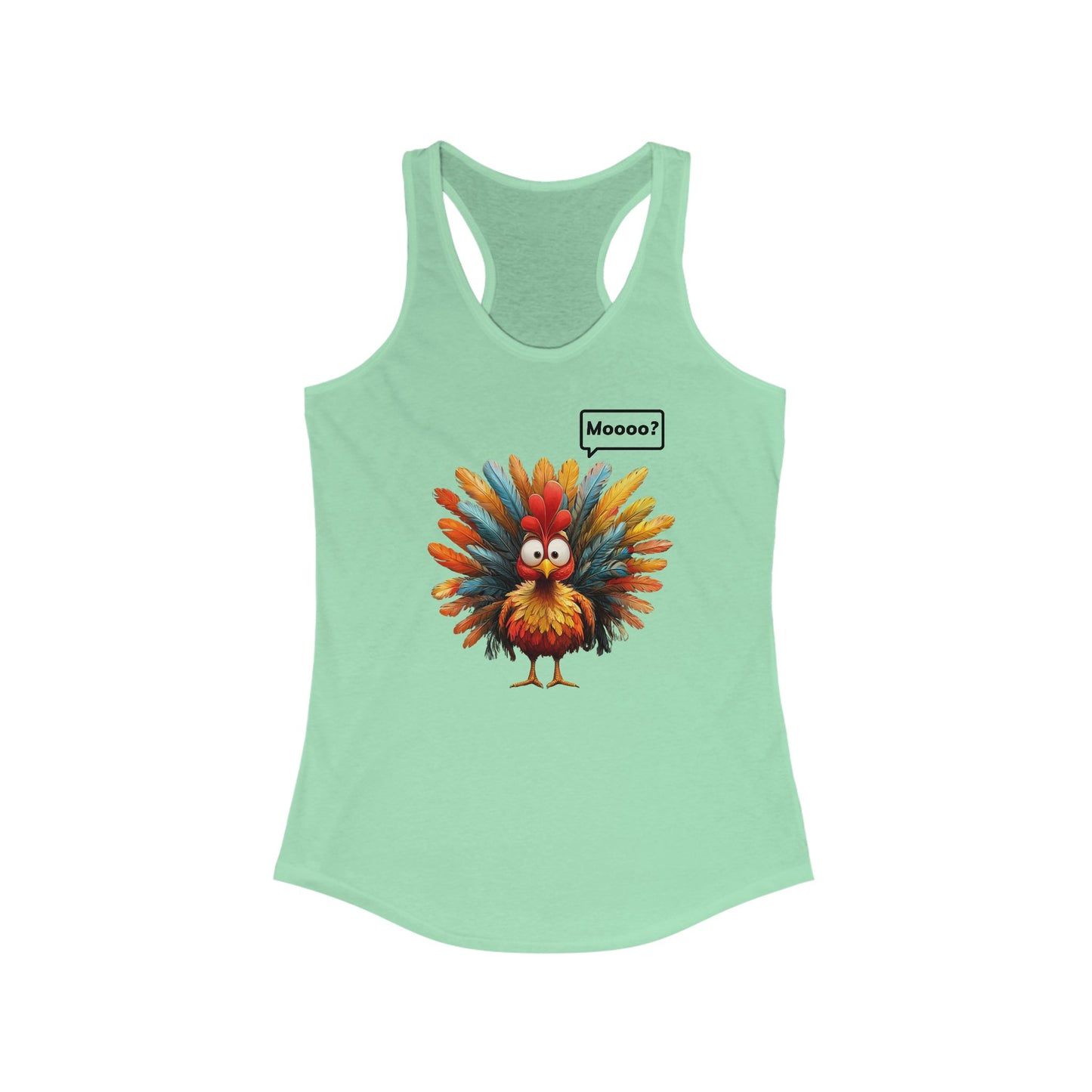 Funny Turkey Racerback Tank For Thanksgiving Summer Top