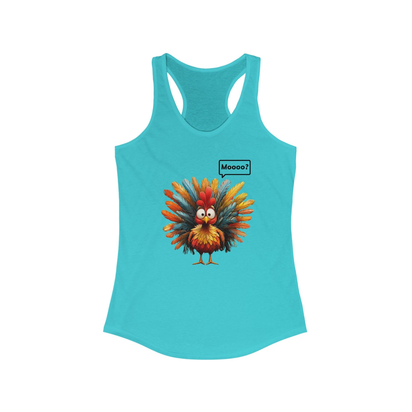 Funny Turkey Racerback Tank For Thanksgiving Summer Top