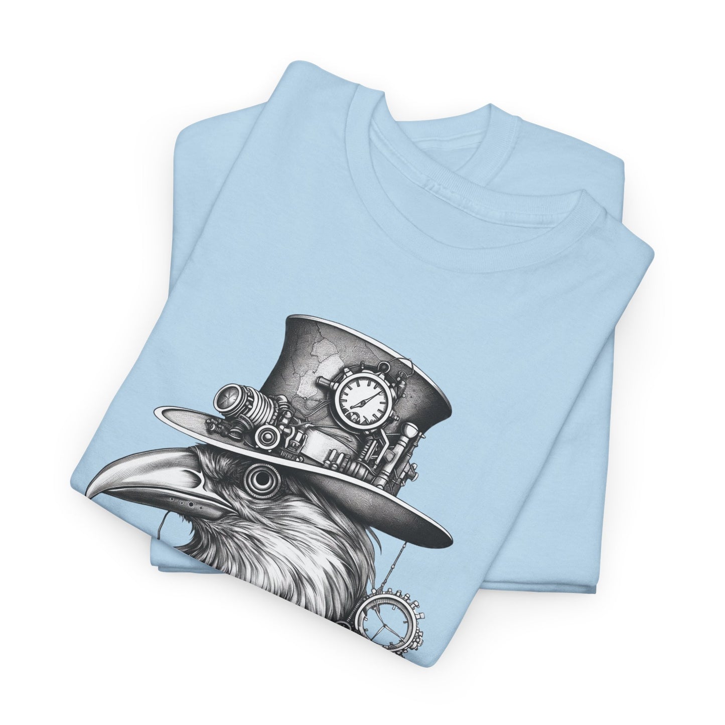 Steampunk Crow For Victorian Era Raven T Shirt For Retro Bird TShirt