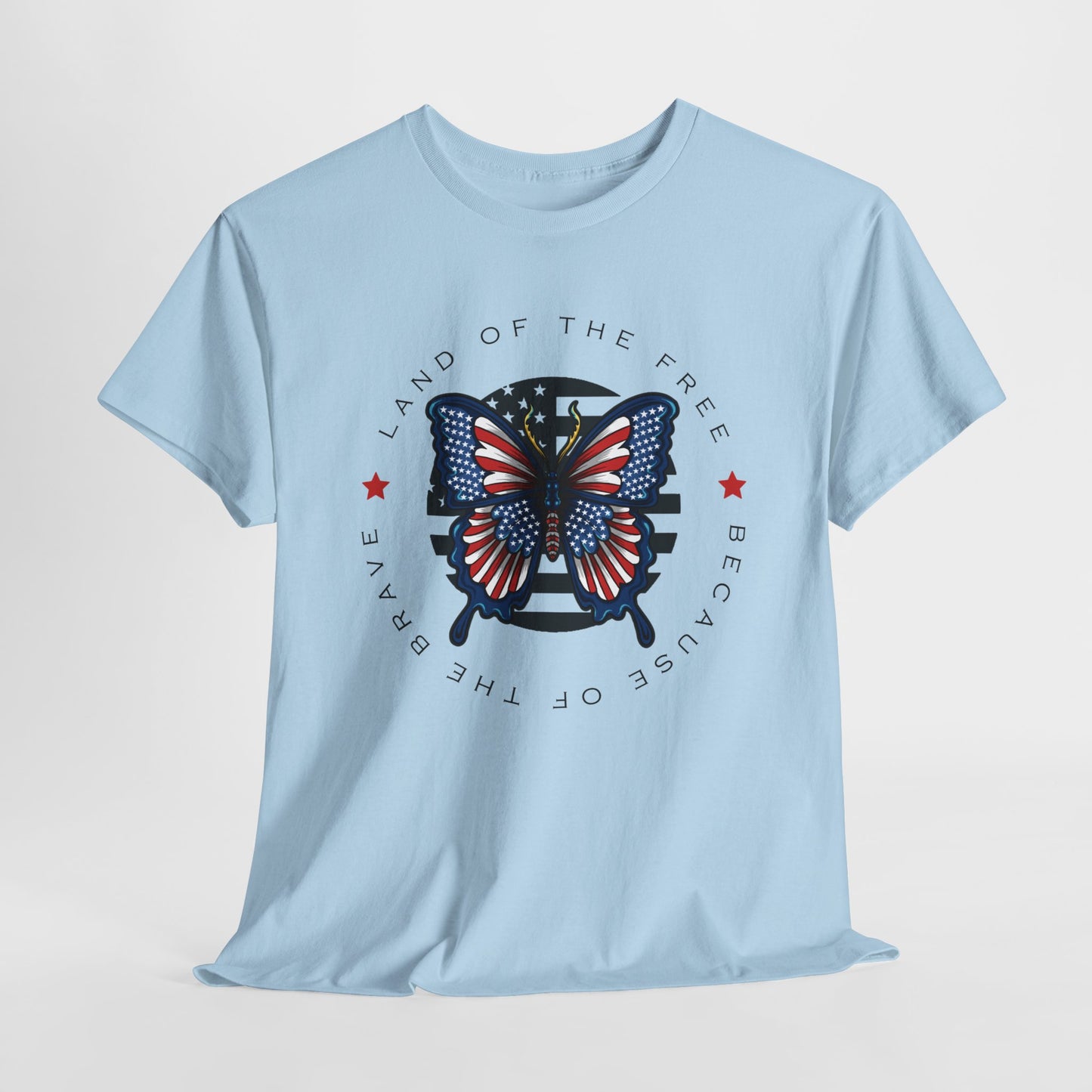 Patriotic T-Shirt For Conservative TShirt For 4th Of July T Shirt For Independence Day Shirt For Patriotic Gift Butterfly T-Shirt For Gift