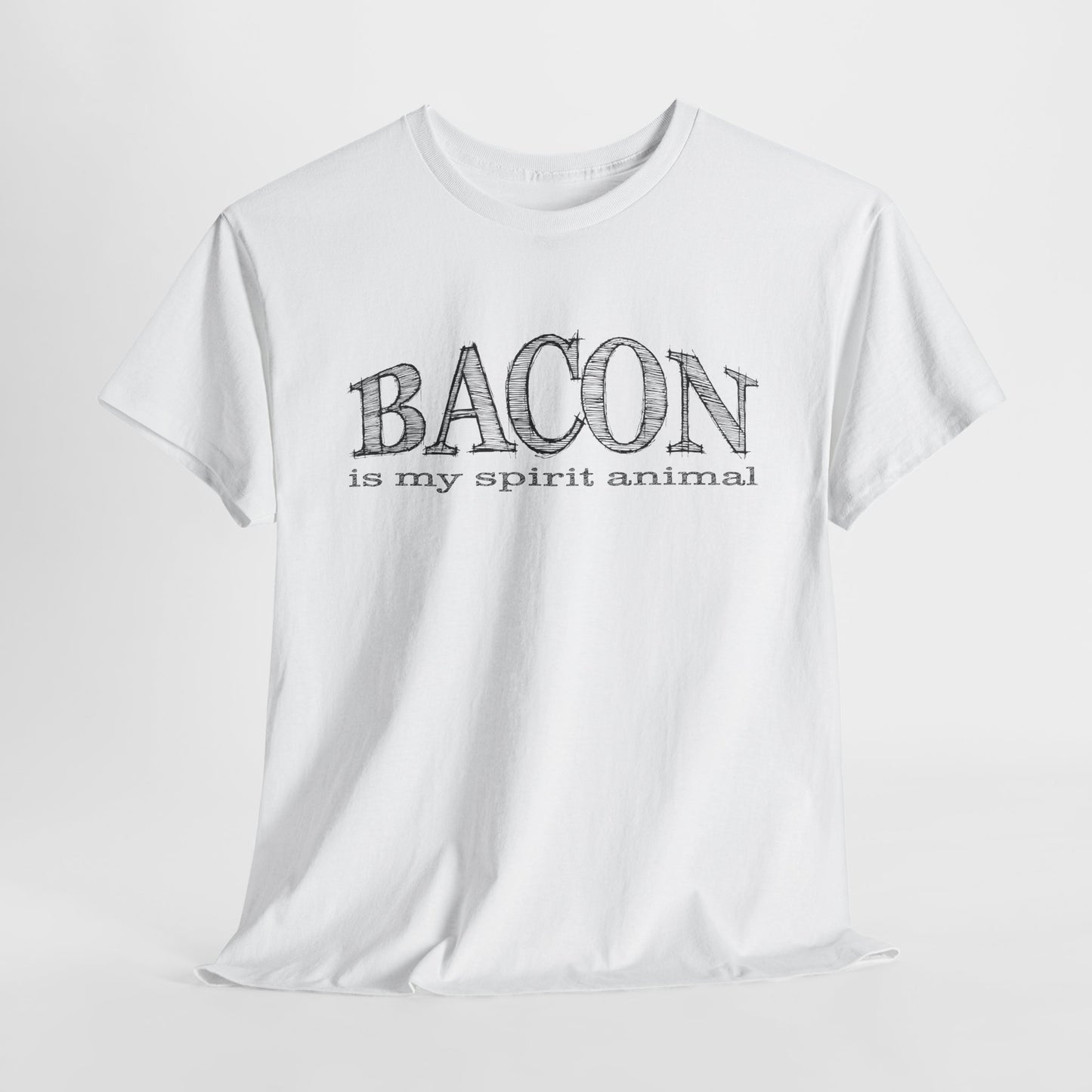 Bacon Is My Spirit Animal T-Shirt For Foodie T Shirt For Pork Enthusiast TShirt