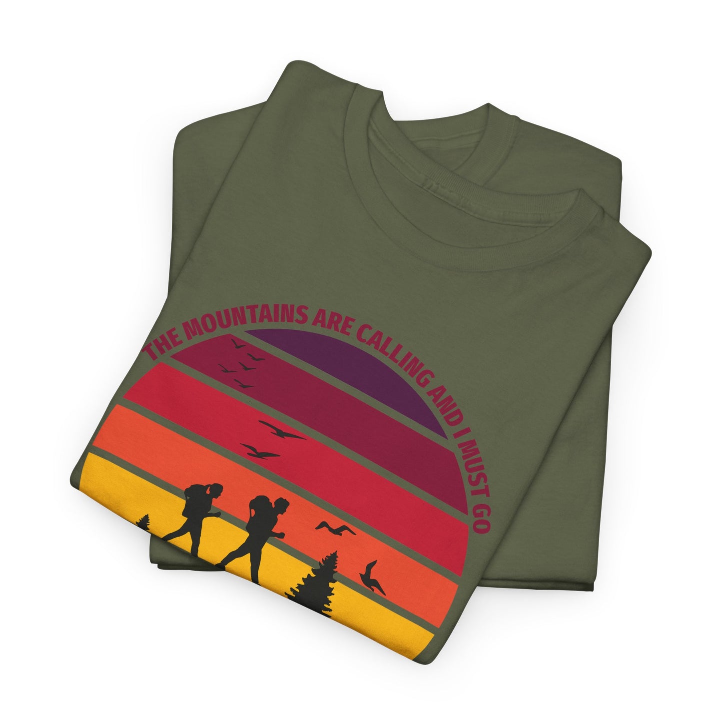 The Mountains Are Calling T-Shirt For Hiking T Shirt For Wilderness Adventure TShirt