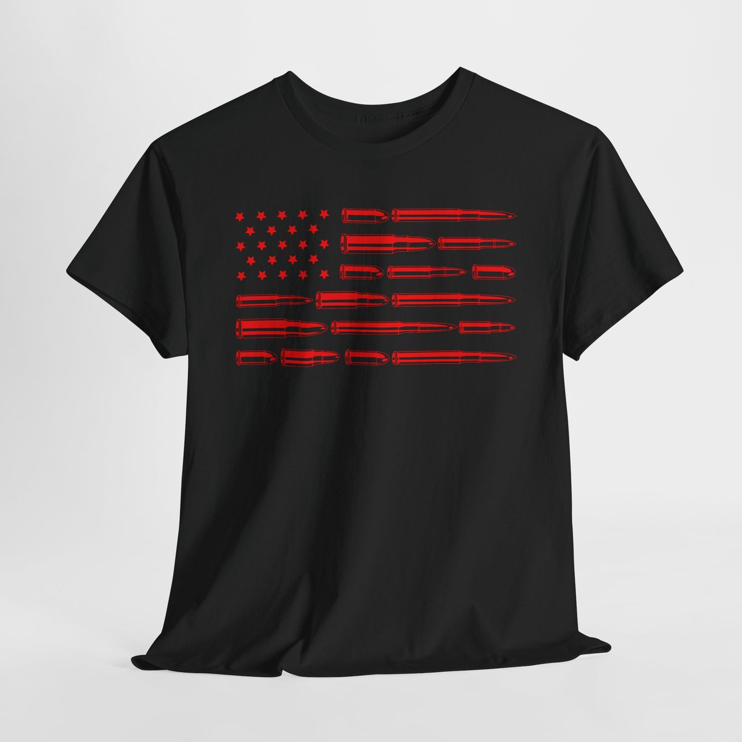 Bullet Flag T-Shirt For Second Amendment TShirt For Patriotic 2A T Shirt