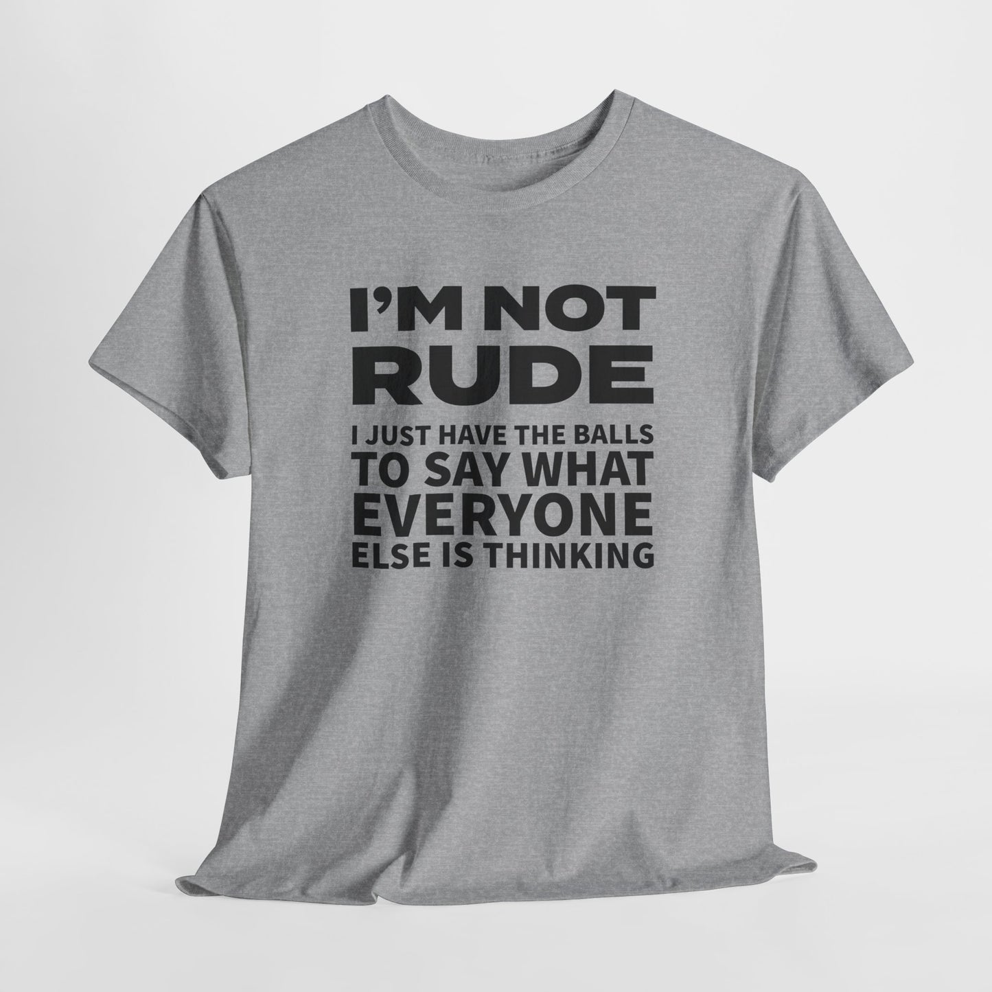 Not Rude T-Shirt For Ballsy TShirt For Speak Up T Shirt For Not Afraid T-Shirt For Conservative Shirt